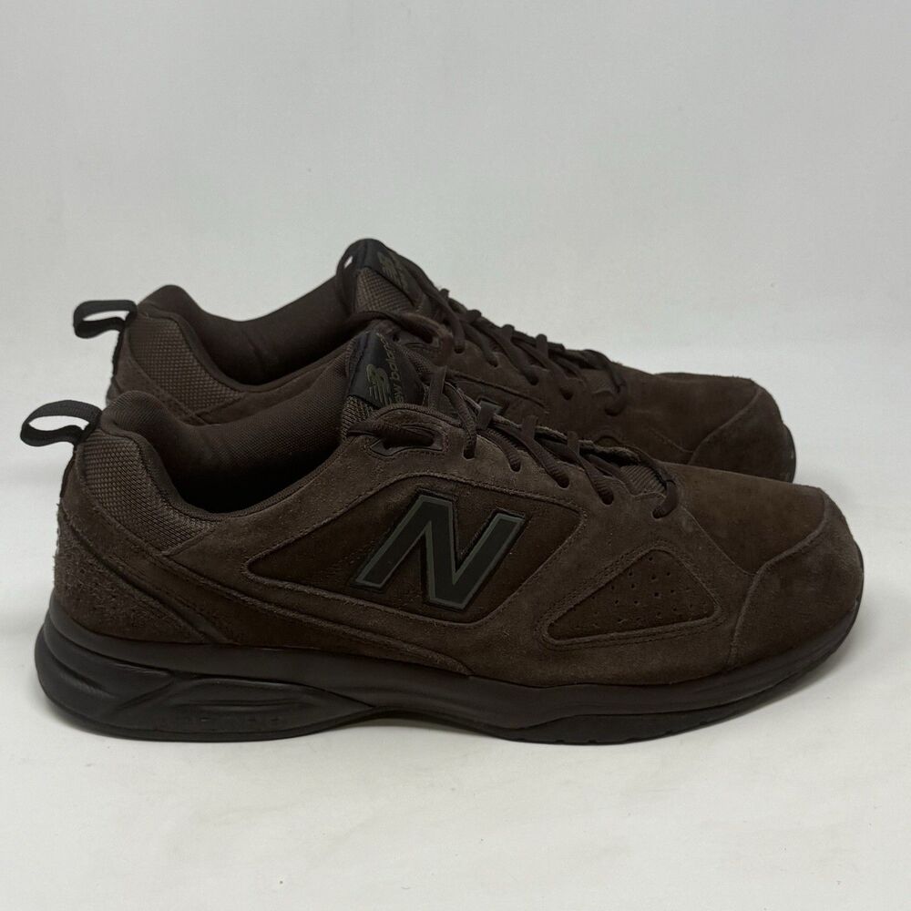 New Balance Men's Dark Brown Suede Sneakers